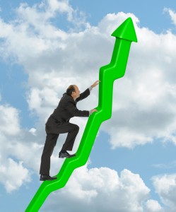 Aufschwung der Wirtschaft durch Wachstum